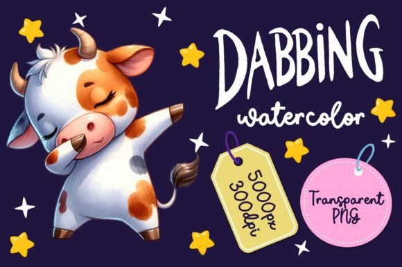 Cute Dabbing Cow Watercolor: An Embroidery Review