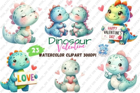 Dinosaur Valentine Watercolor Clipart: An Embroidery Review