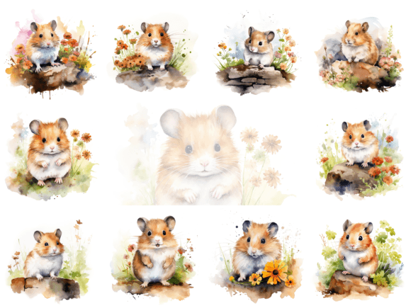 Hamster Watercolor Illustrations: A Designer’s Review