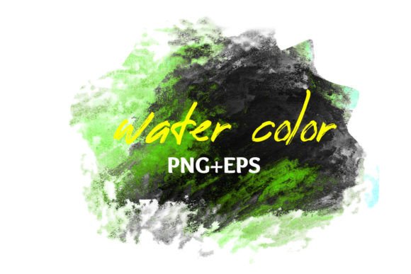 Hand Drawn Watercolor Clip Art for Embroidery