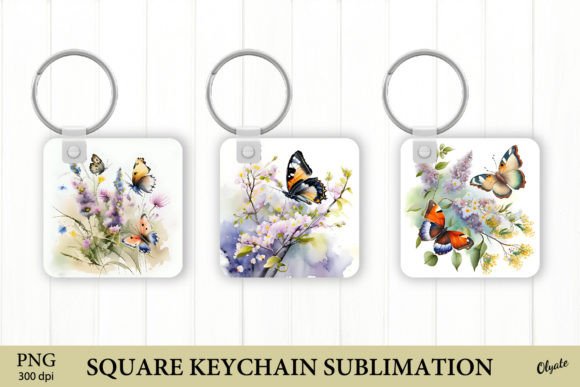 Watercolor Butterfly Keychain PNG: An Embroidery Review