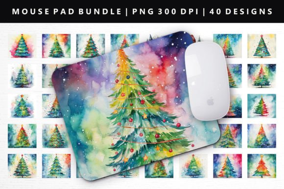 Watercolor Mouse Pad Sublimation Illustrations Review